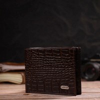 Мужской кожаный кошелек  CANPELLINI 21870 