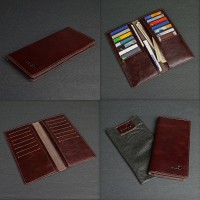 Мужское кожаное тёмно-коричневое портмоне SHVIGEL 16153