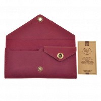 Женский кожаный кошелек BlankNote 1.0 виноград