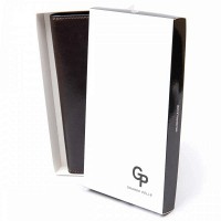 Мужской кожаный кошелек GRANDE PELLE 11469 Темно-коричневый