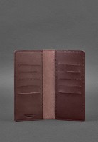Кожаное портмоне-купюрник BlankNote 11.0 бордовое BN-PM-11-VIN