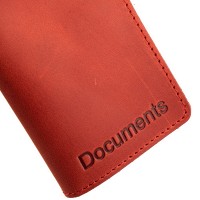 Кожаная обложка для документов DNK LEATHER dnk-minidoc-fileh-colh