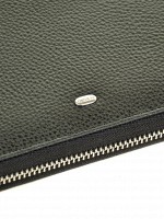 Мужской кожаный черный кошелек Classik dr.Bond MS-11 black