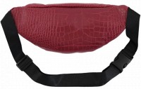 Бордовая сумка на пояс TRAUM 7208-31