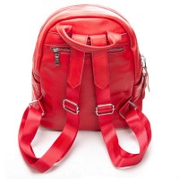 Женский кожаный рюкзак ALEX RAI 8635-9 red