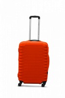 Защитный чехол для чемодана Coverbag неопрен оранжевый неон L