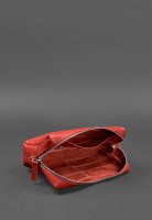  Кожаная косметичка-несессер 3.1 Красный краст BN-CB-3-1-RED