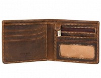 Мужское кожаное портмоне Visconti vsl33 oil tan с защитой RFID