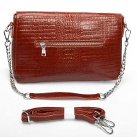 Женская кожаная сумка через плечо ALEX RAI 9346 camel