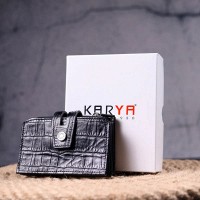 Кожаный картхолдер KARYA 21331