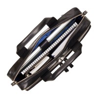 Мужская кожаная сумка с RFID защитой Visconti ml30 blk