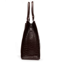 Женская кожаная сумка через плечо ALEX RAI 8804 brown