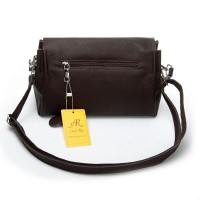 Женская кожаная сумка ALEX RAI 99129 brown