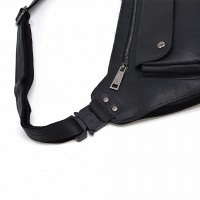 Мужская кожаная сумка бананка, сумка напоясная TARWA RA-8139-3md