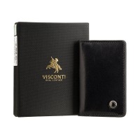  Кожаный картхолдер  Visconti ENZ75 Ascari (Black Shadow)