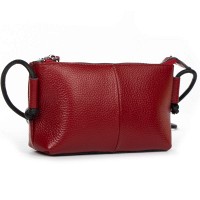 Молодежный клатч из кожи ALEX RAI 6003 bordo
