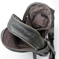 Женский кожаный рюкзак ALEX RAI 95518-9 black