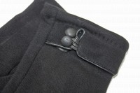 Женские трикотажные перчатки Shust Gloves чёрные 8733 S