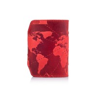 Картхолдер из кожи HiArt CH-03 Shabby Red Berry 7 wonders of the world