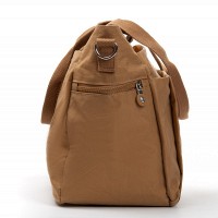 Летняя тканевая сумка Jielshi B118 yellow brown