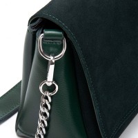 Женская замшевая сумка ALEX RAI 9717-220 green