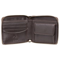 Кожаный мужской кошелек Visconti HT14 Camden c RFID (Chocolate)
