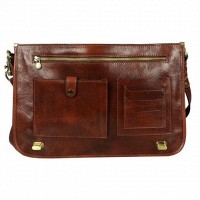 Итальянский мужской кожаный портфель Illusions  от Time Resistance 5193401