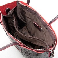 Женская кожаная сумка ALEX RAI 00109 bordo