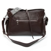 Женская кожаная сумка классическая ALEX RAI 91008-9 brown