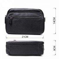 Молодежная женская кожаная сумка через плечо Vintage 22634