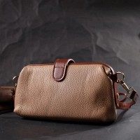 Молодежная женская кожаная сумка через плечо Vintage 22423 