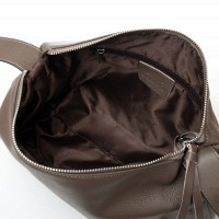 Женская кожаная сумка классическая ALEX RAI 91377 khaki