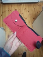 Кожаный мужской черный кошелёк BOGZ p3m5m27s1