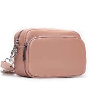 Женский молодежный кожаный клатч ALEX RAI 3803 pink