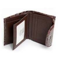 Женский лаковый кожаный кошелек PE DR. BOND PEW44-1 brown