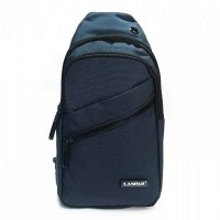 Мужская тканевая сумка-слинг Lanpad 83029 blue