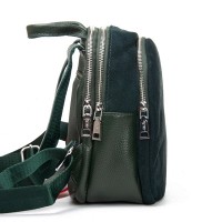 Женский замшевый рюкзак ALEX RAI 2058 green