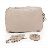 Молодежный клатч из кожи ALEX RAI BM 60061 pale grey