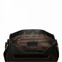 Мужская кожаная сумка Ashwood  G32 Black (Черный)