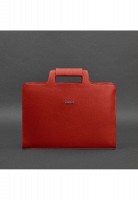 Женская кожаная сумка для ноутбука и документов красная BlankNote BN-BAG-36-RED
