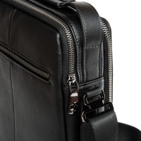 Мужская кожаная сумка через плечо BRETTON 3516-3 black