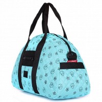 Стеганая сумка POOLPARTY Alaska голубая с утенками