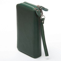 Женский кожаный кошелек Bright DR. BOND W39 green