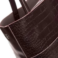 Женская кожаная сумка через плечо ALEX RAI 9384-1 brown