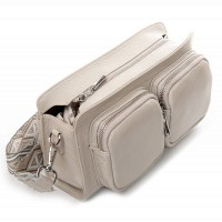 Женская кожаная сумка ALEX RAI 2051-9 l.beige