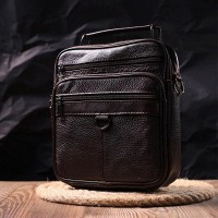 Мужская кожаная сумка через плечо Vintage 21272 