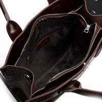 Женская кожаная сумка через плечо ALEX RAI 8804 brown