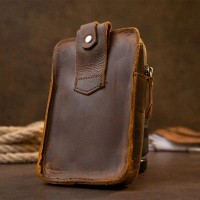 Мужская кожаная сумка на пояс Vintage 20419 