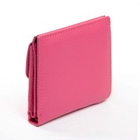 Женский кожаный кошелек Bright DR. BOND WS-33 plum-red