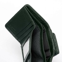 Женский кожаный кошелек Bright DR. BOND WS-403 green